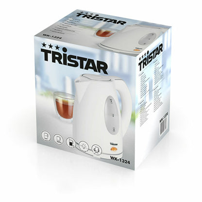 Vattenkokare Tristar WK-1324 Hervidora Vit Plast 2000 W 1,5 L finns hos Aktivcamping