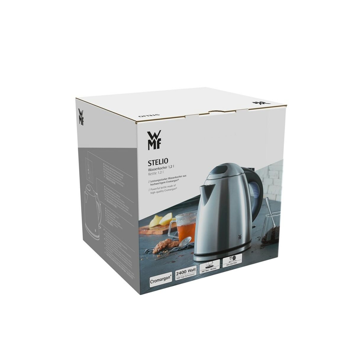 Vattenkokare WMF Stelio WMF Svart Grå 2400 W 1,2 L Rostfritt stål finns hos Aktivcamping
