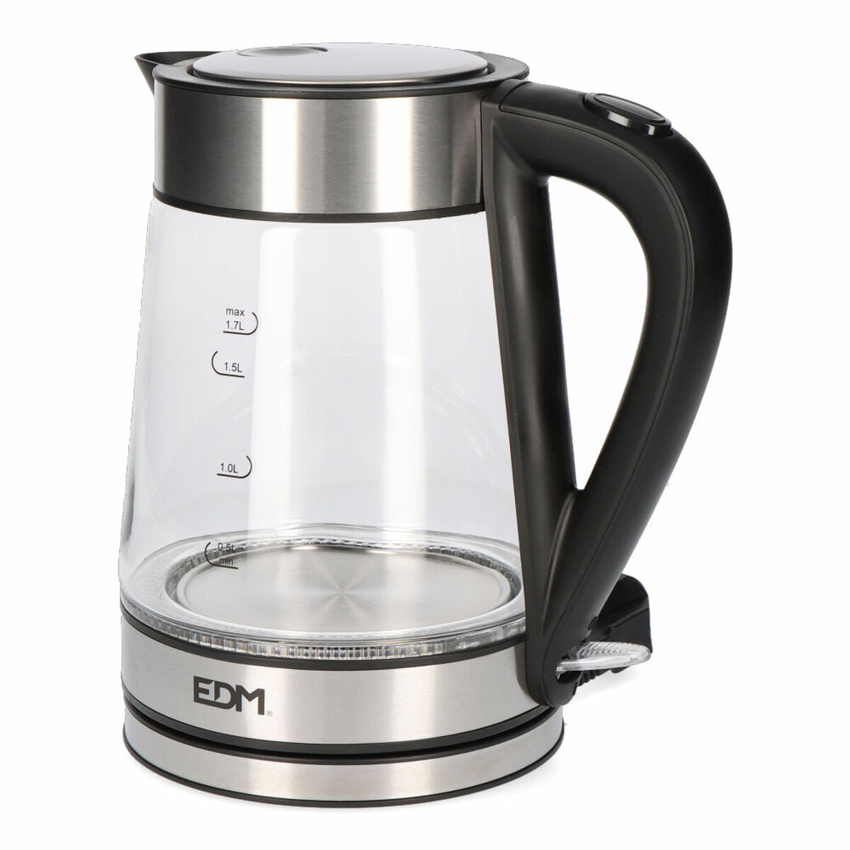Vattenkokare med LED -ljus EDM 07657 Glas 1850-2200 W 1,7 L finns hos Aktivcamping
