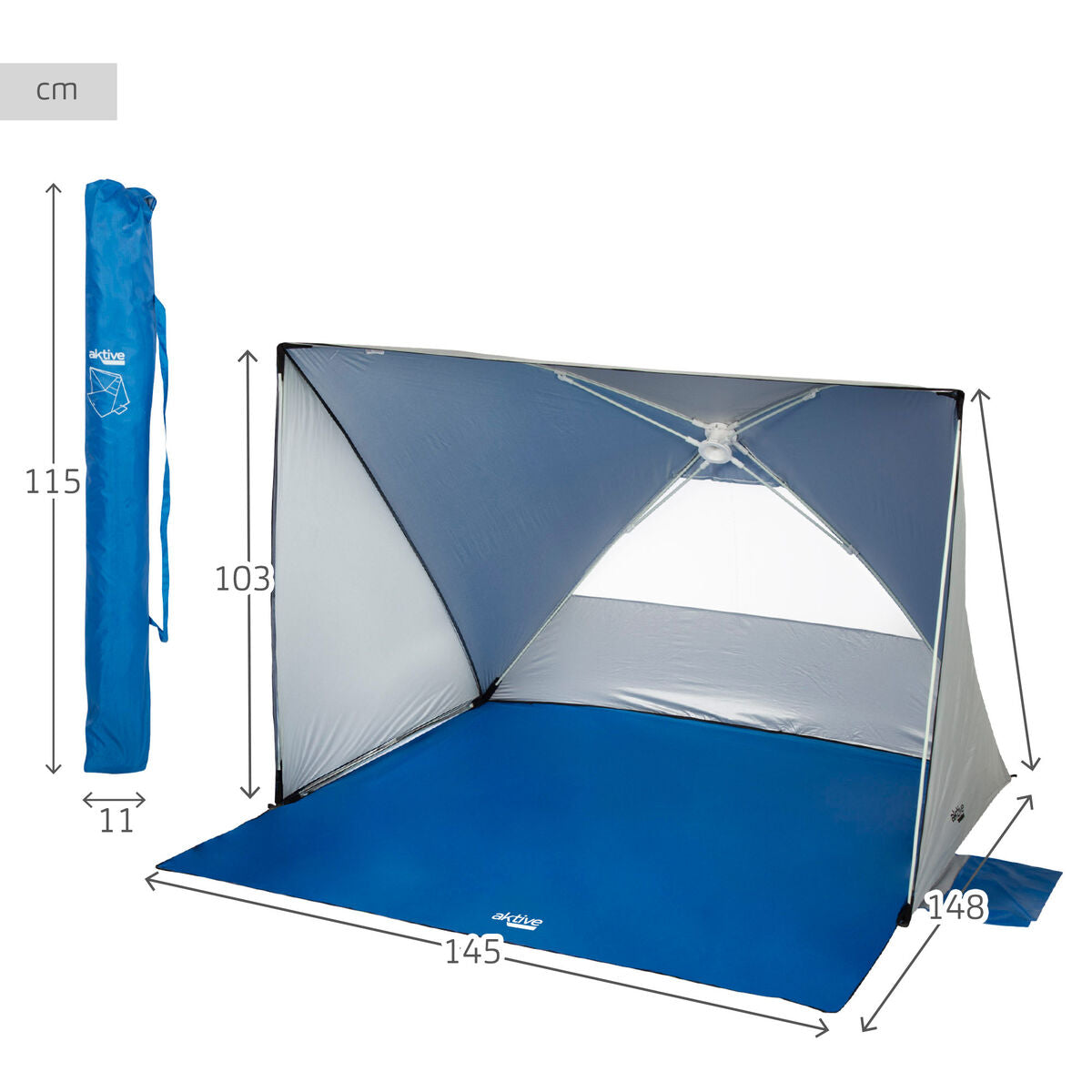 Vindskydd Aktive 145 x 103 x 148 cm UV50 finns hos Aktivcamping