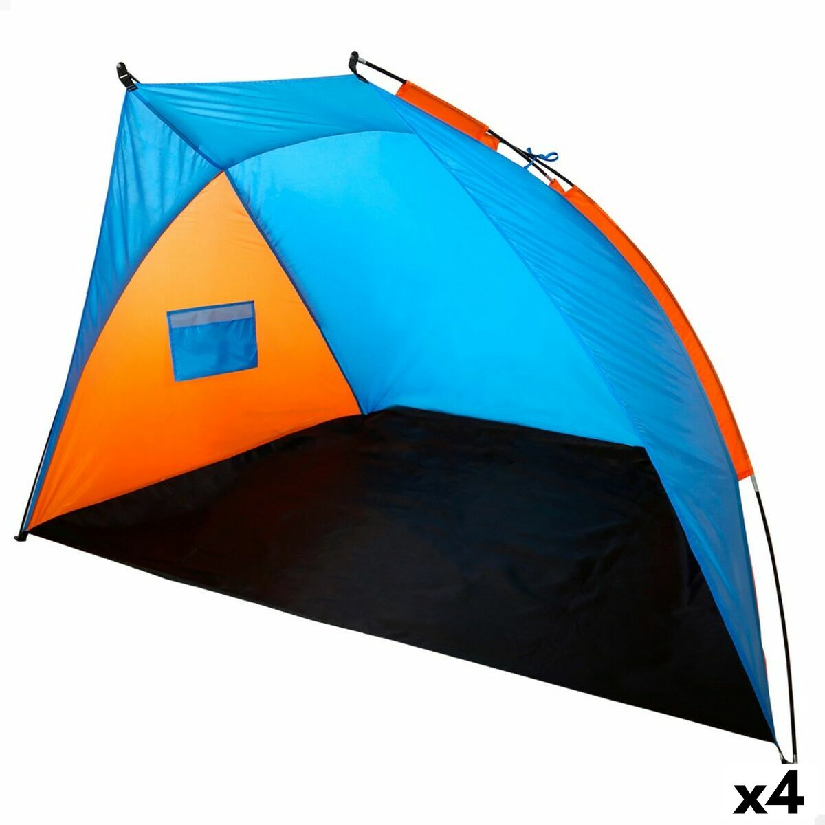 Vindskydd Aktive 200 x 120 x 125 cm Blå Orange (4 antal) finns hos Aktivcamping