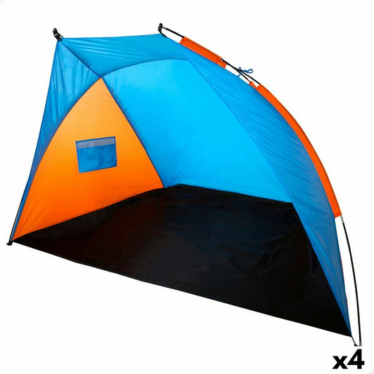 Vindskydd Aktive 200 x 120 x 125 cm Blå Orange (4 antal) finns hos Aktivcamping