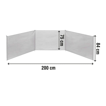 Vindskydd Aktive 200 x 84 cm - finns hos Aktivcamping