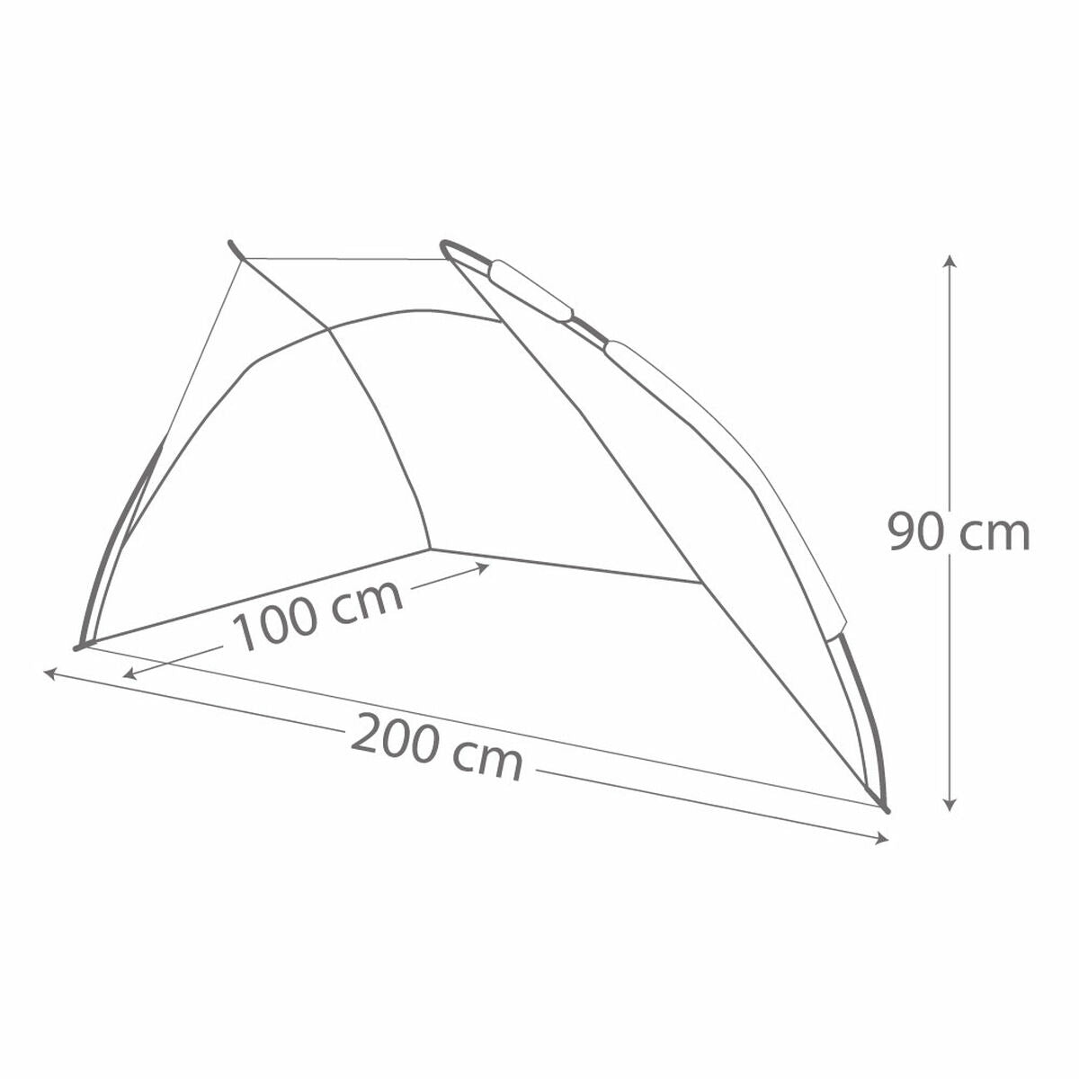 Vindskydd Aktive 200 x 90 x 100 cm finns hos Aktivcamping