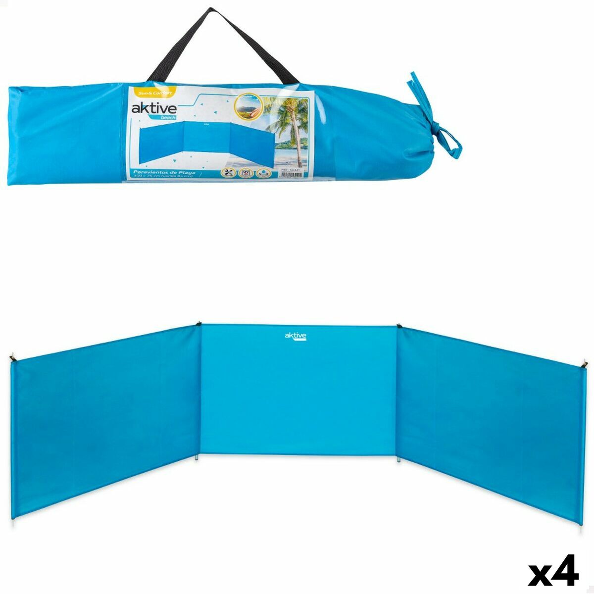 Vindskydd Aktive 300 x 84 x 2 cm 300 x 85 x 2 cm - finns hos Aktivcamping