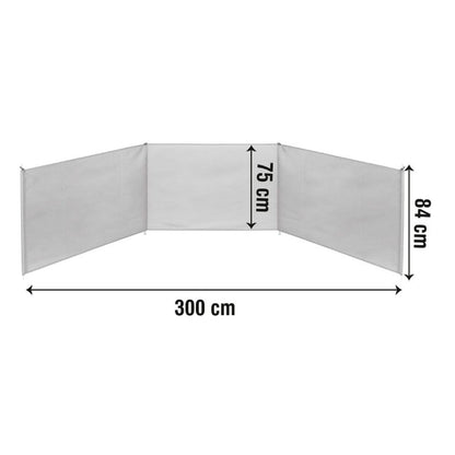 Vindskydd Aktive 300 x 84 x 2 cm 300 x 85 x 2 cm - finns hos Aktivcamping