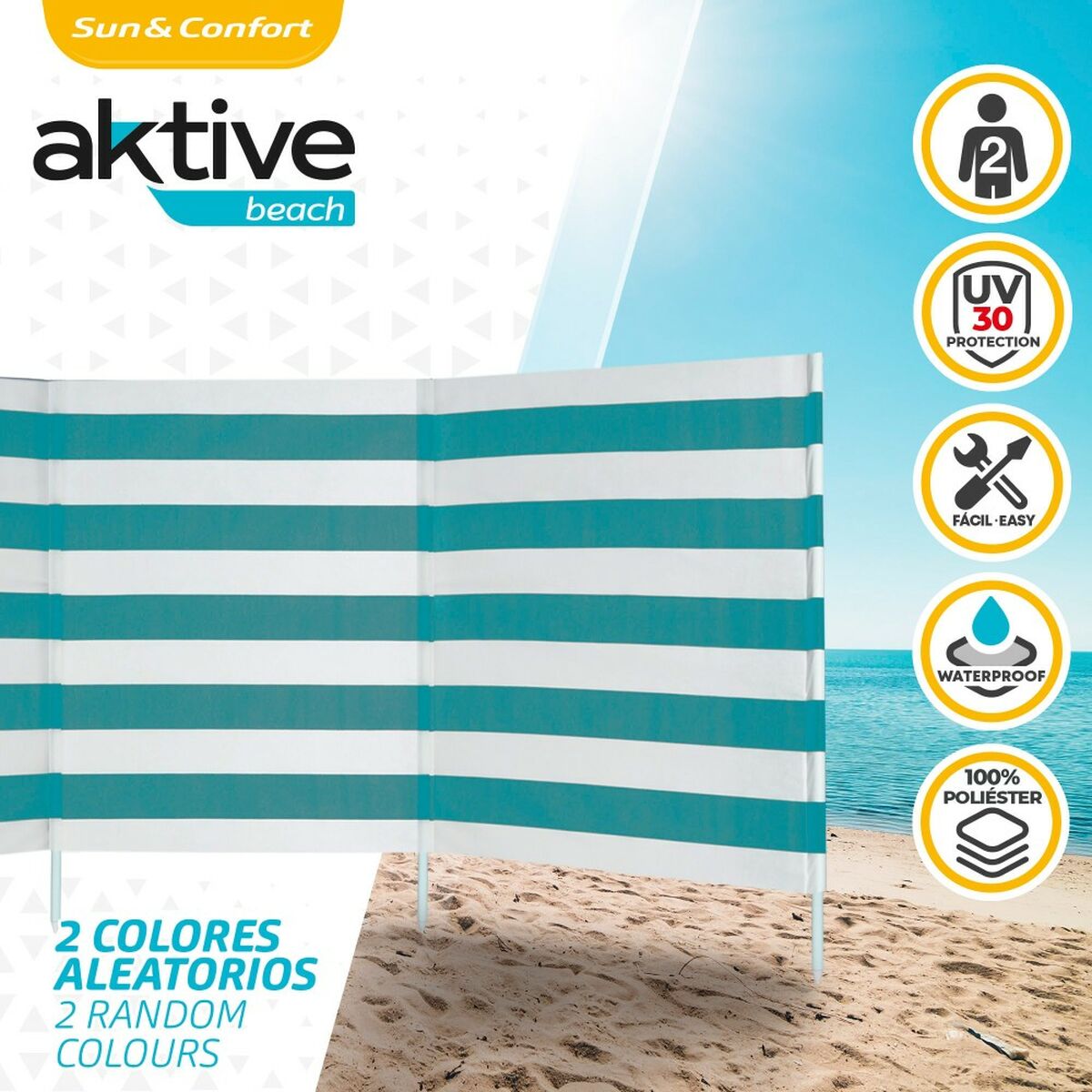 Vindskydd Aktive 480 x 102 x 1,5 cm (4 antal) finns hos Aktivcamping