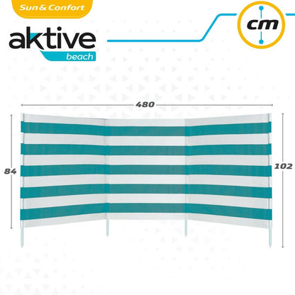 Vindskydd Aktive 480 x 102 x 1,5 cm (4 antal) finns hos Aktivcamping