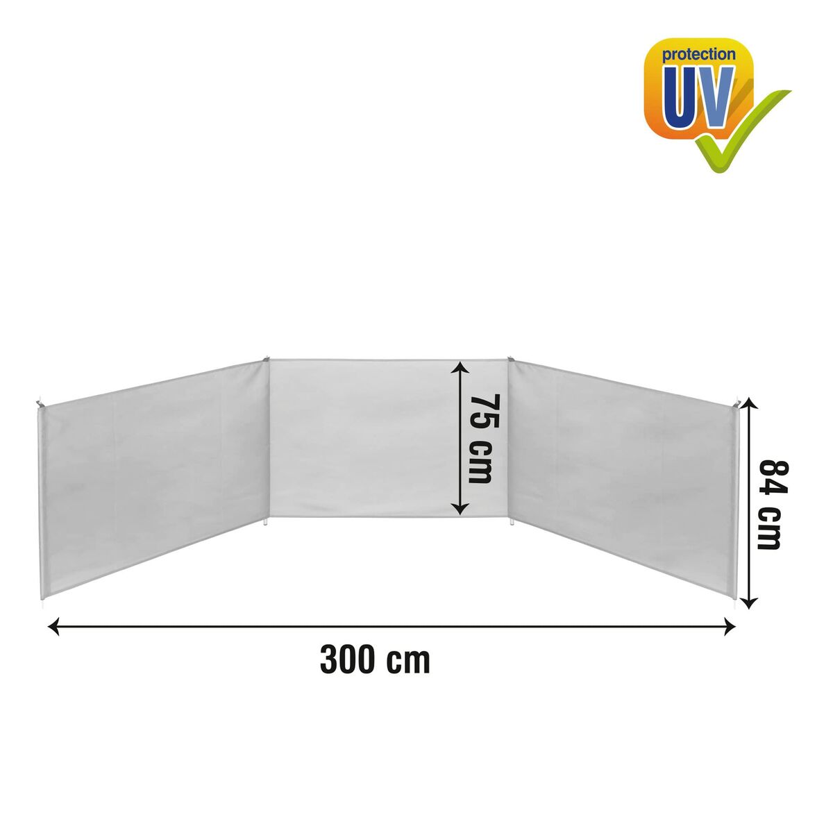 Vindskydd Colorbaby 300 x 85 x 2 cm finns hos Aktivcamping