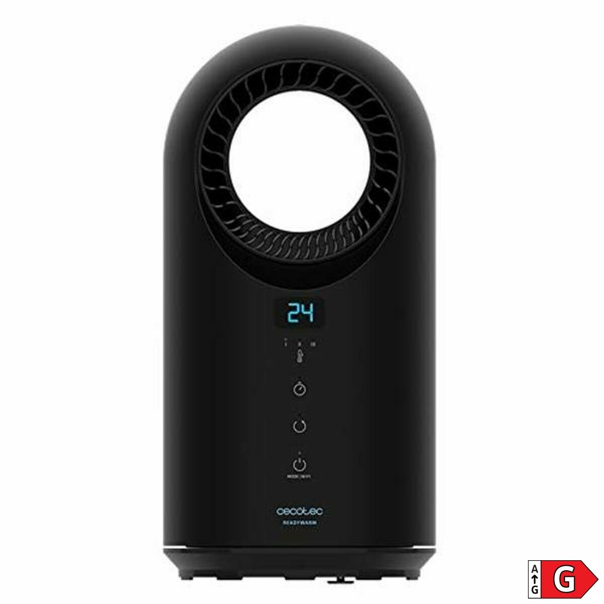 Värmeelement Cecotec Ready Warm 8400 Bladeless Connected Svart 1500 W Wi-Fi finns hos Aktivcamping