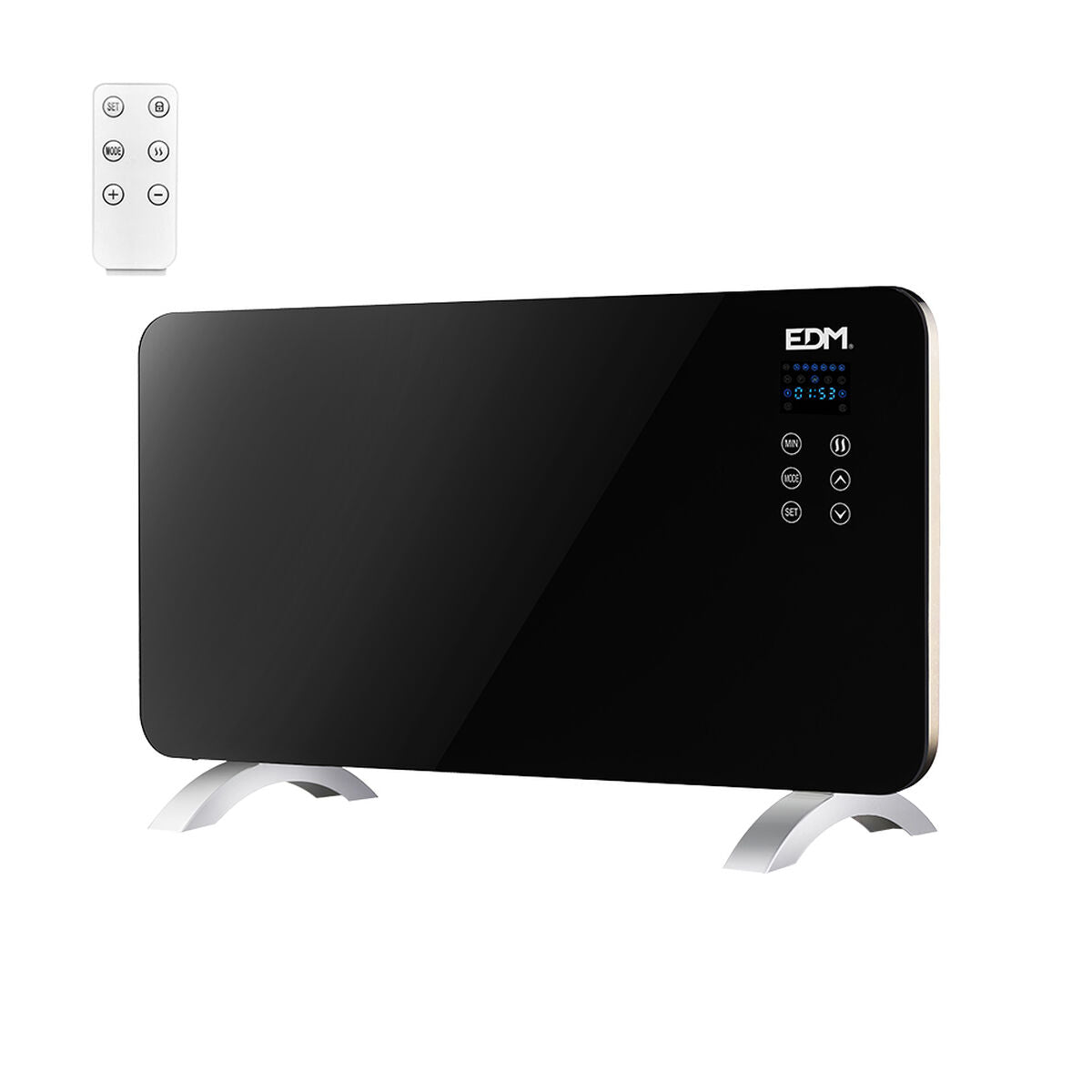 Värmeelement Digitalt EDM 07182 07182 Svart 1500 W finns hos Aktivcamping