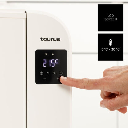 Värmeelement Digitalt Taurus PERSIA1500 Vit 1500 W finns hos Aktivcamping