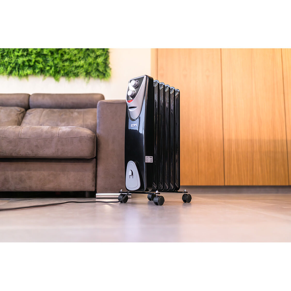 Värmeelement EDM 07126 Black Edition Svart/Grå 1000 W finns hos Aktivcamping