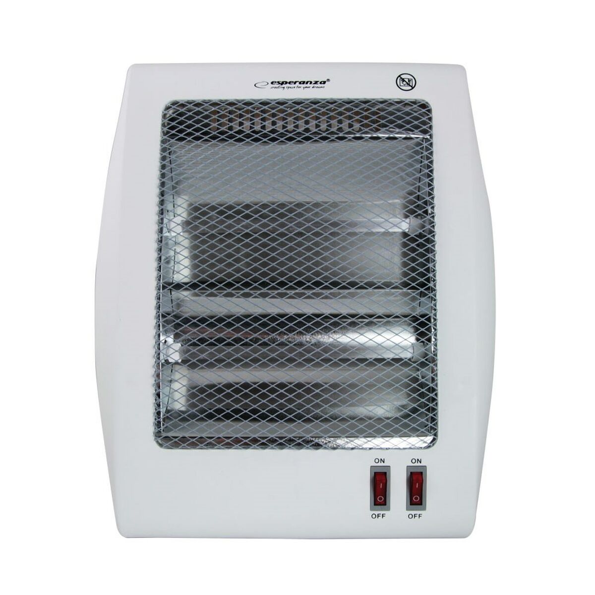 Värmeelement Esperanza EHH010 Vit 800 W finns hos Aktivcamping