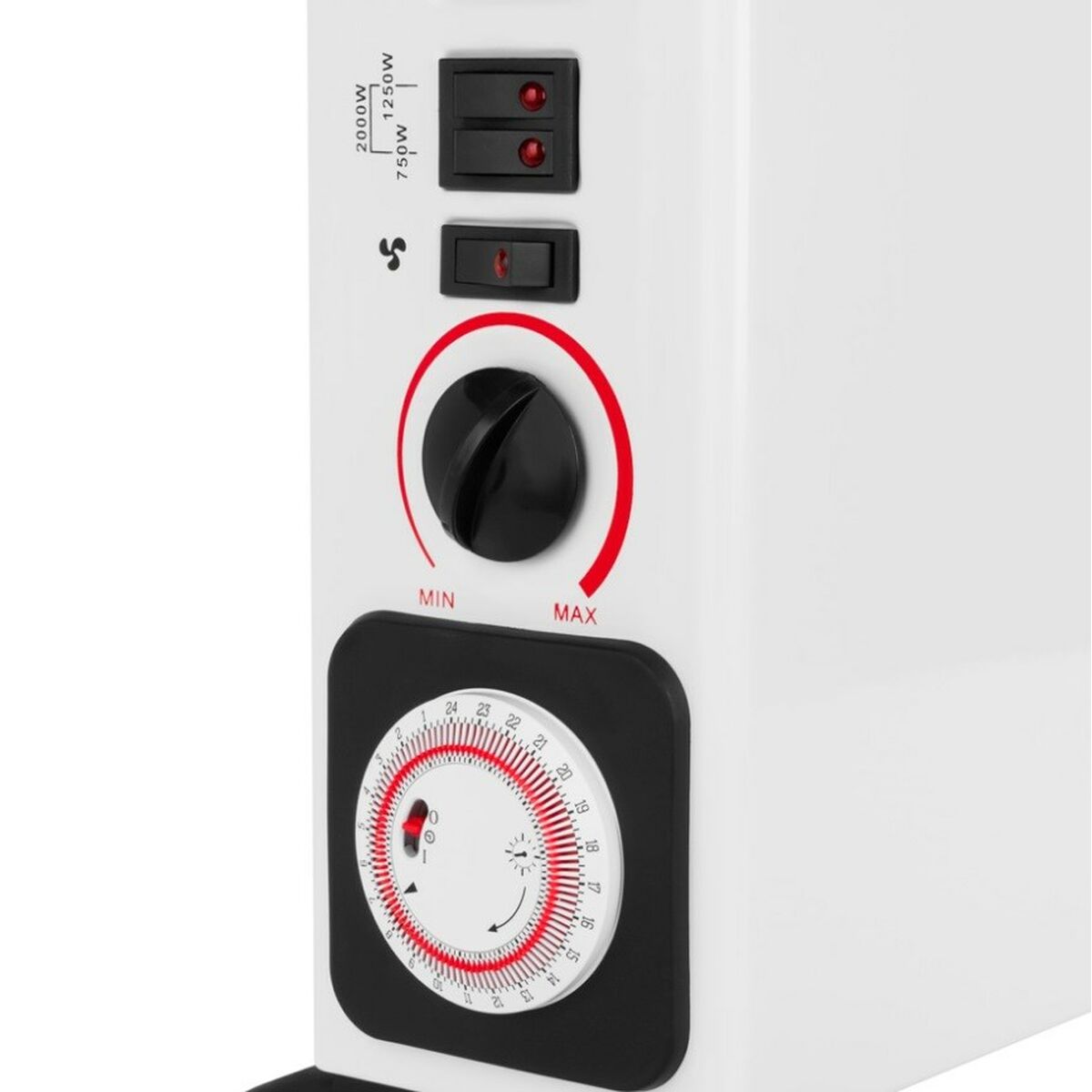 Värmeelement N'oveen CH-6000 Vit 2000 W - finns hos Aktivcamping