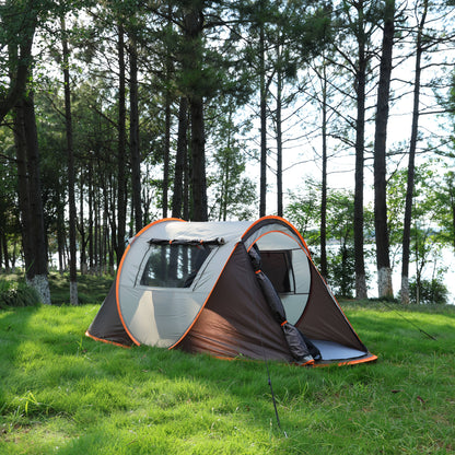 Pop-Up Campingtält för 4 Personer Snabb Setup Camping