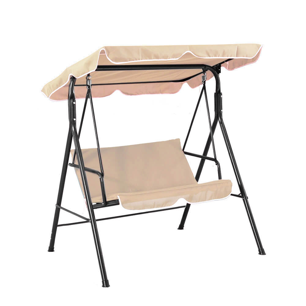 Trädgårdsgunga Hammock i beige färg för uteplatsen