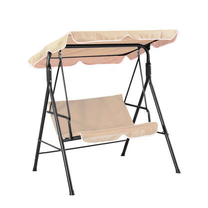 Trädgårdsgunga Hammock i beige färg för uteplatsen