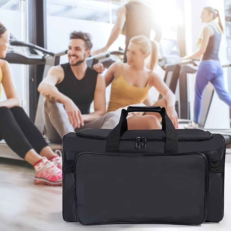 Duffelväska Black Neon Green Durable Sports Gym Bag
