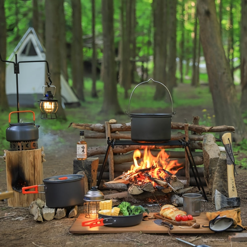 Ultralätta kokkärl aluminium Set för camping portabelt och hållbart