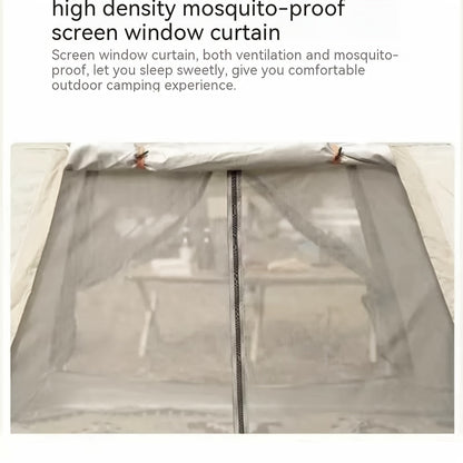 8-person family tent with awning quick setup for camping