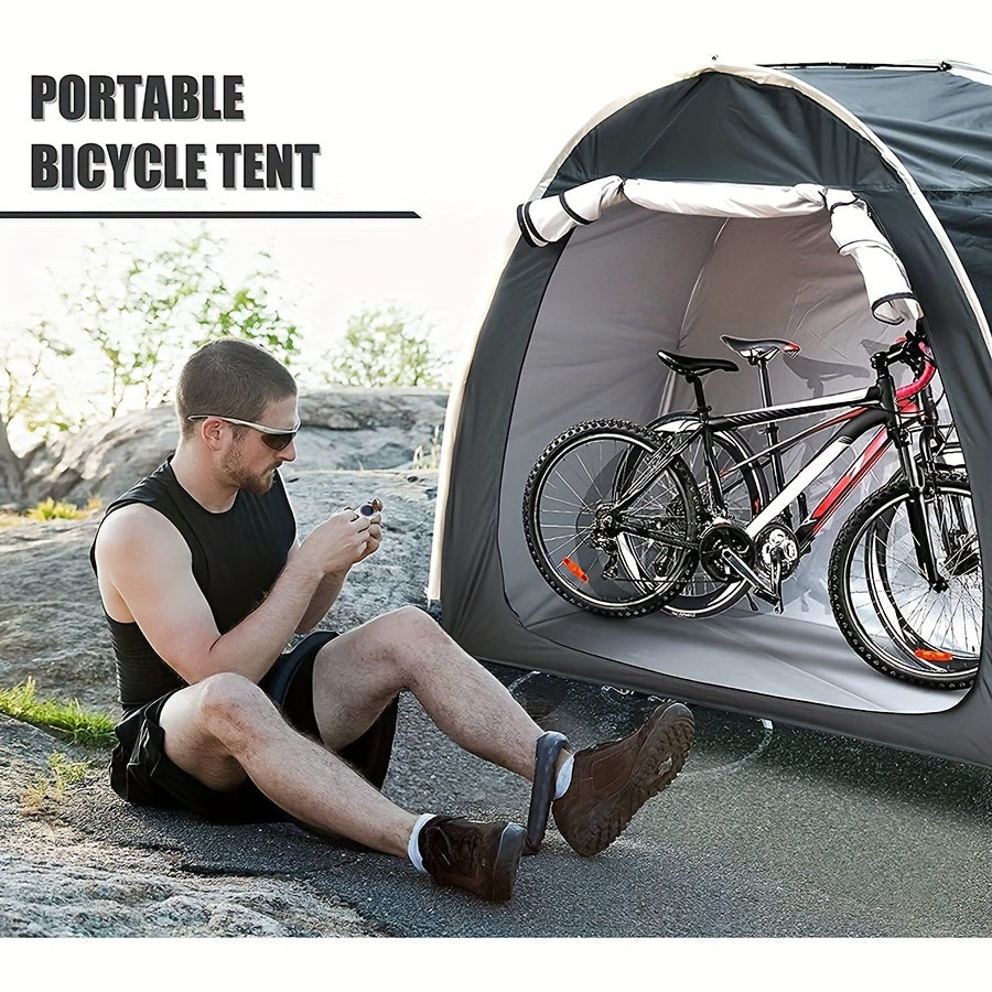 Vattentätt cykeltält utomhus med slitstarkt skydd och bärbar design finns hos Aktivcamping