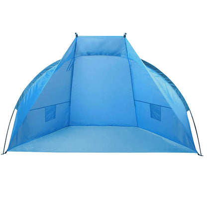 Strandtält Vindskydd 220x110x110 cm blå strand och picknick tält-0