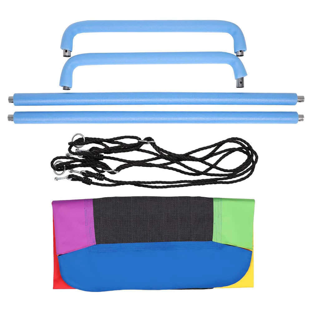 Färgglad Gunga 150x80cm Justerbart Rep 150kg Belastning finns hos Aktivcamping