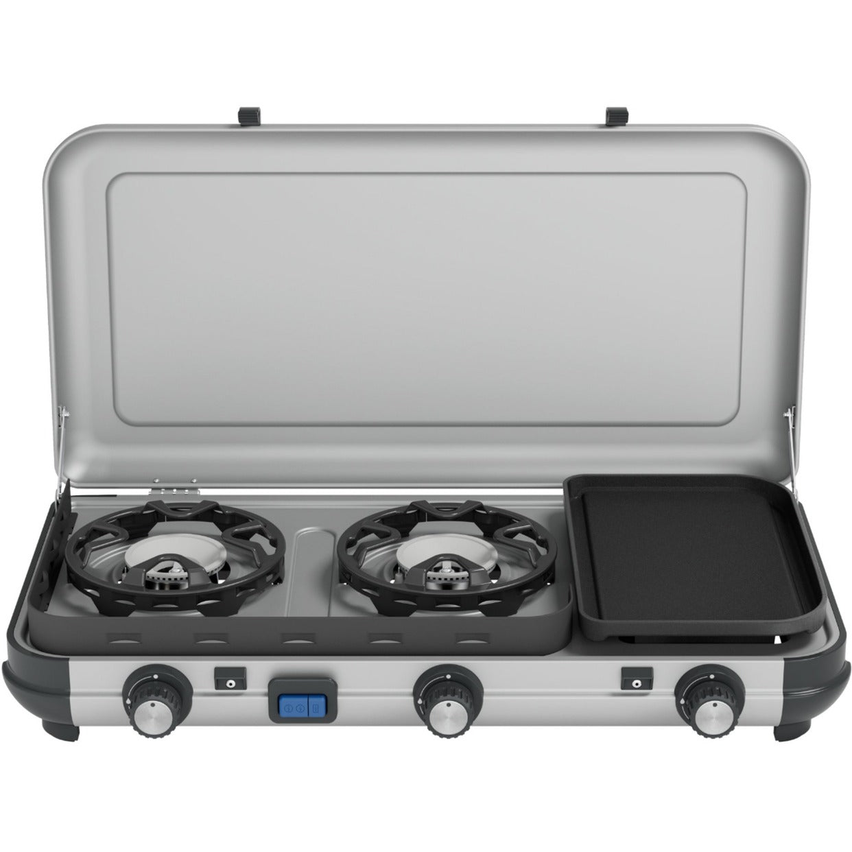 Gasolkök Campingaz Camping Kitchen 2 Multi-Cook med 3 Brännare Silvergrå