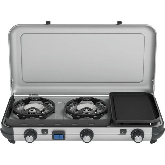 Gasolkök Campingaz Camping Kitchen 2 Multi-Cook med 3 Brännare Silvergrå