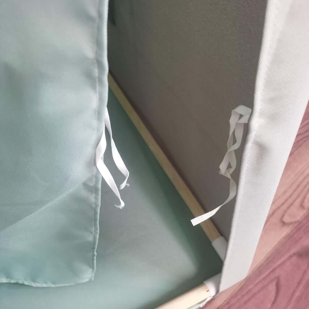 Lektält för barn - Lekhus Grå-Ljusgrön Träram Inomhus Utomhus finns hos Aktivcamping