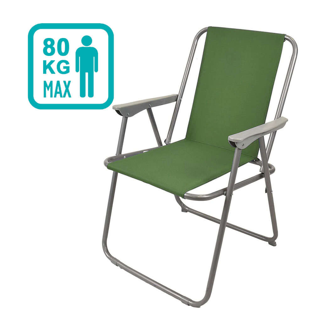Campingstol 2-pack med Armstöd max 80 kg finns hos Aktivcamping