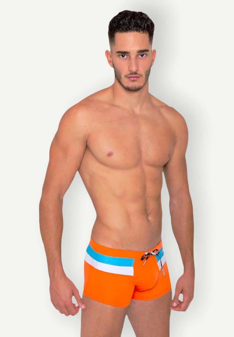 Badbyxor - Peach Beach Trunks ROOFTOP finns hos Aktivcamping