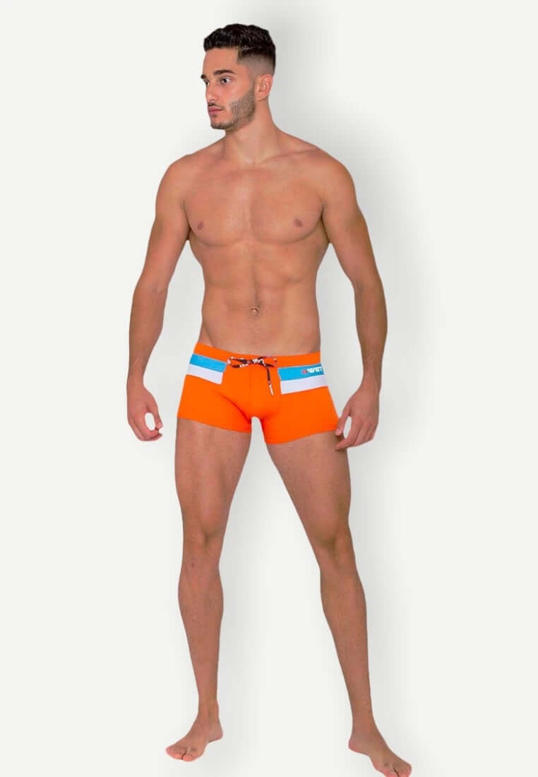 Badbyxor - Peach Beach Trunks ROOFTOP finns hos Aktivcamping
