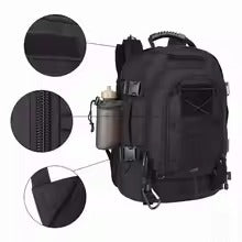 Taktisk Militär Ryggsäck 60L Nylon Svart Robust