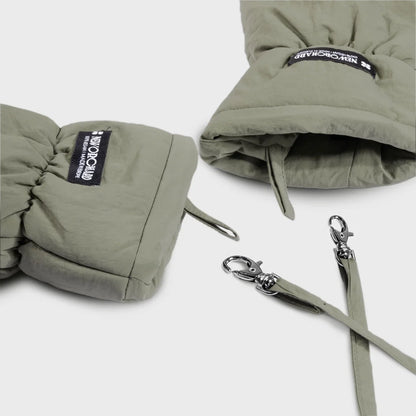 Vinter Vegan Handskar Khaki Vattentäta Vindtäta Varma