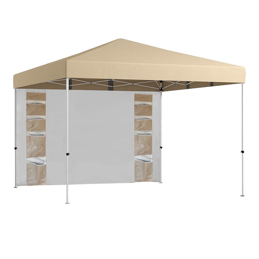 Pavilon hátfallal, zsebekkel 3x3x2,8 m, bézs-0