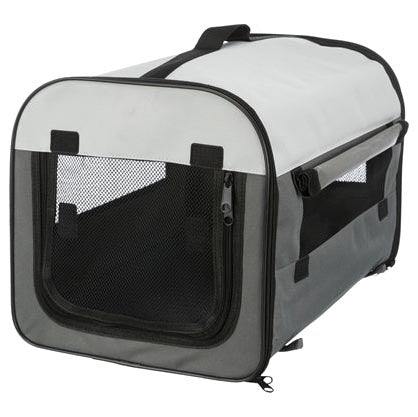 Trixie Resebur Grå Hund- och Kattbur 47x32x32 cm Polyester Lättviktig