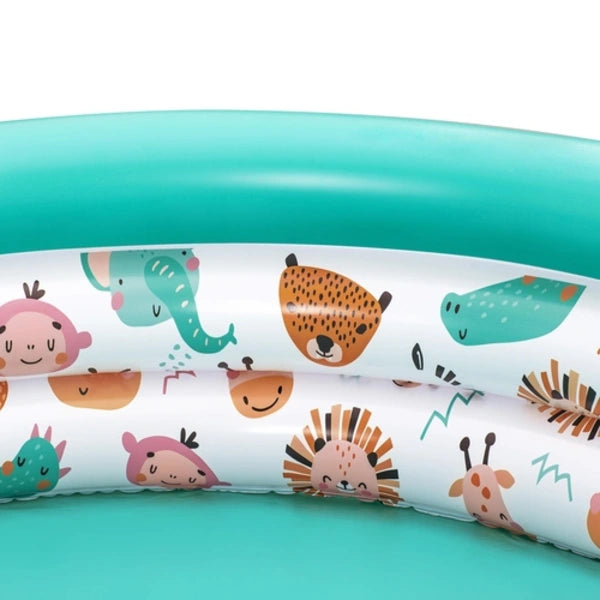Bestway Uppblåsbar Barnpool 3 Ringar 102x25 cm +2 År