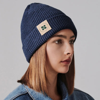 Lumberjack Återvunnen Mössa Marinblå Varm Unisex
