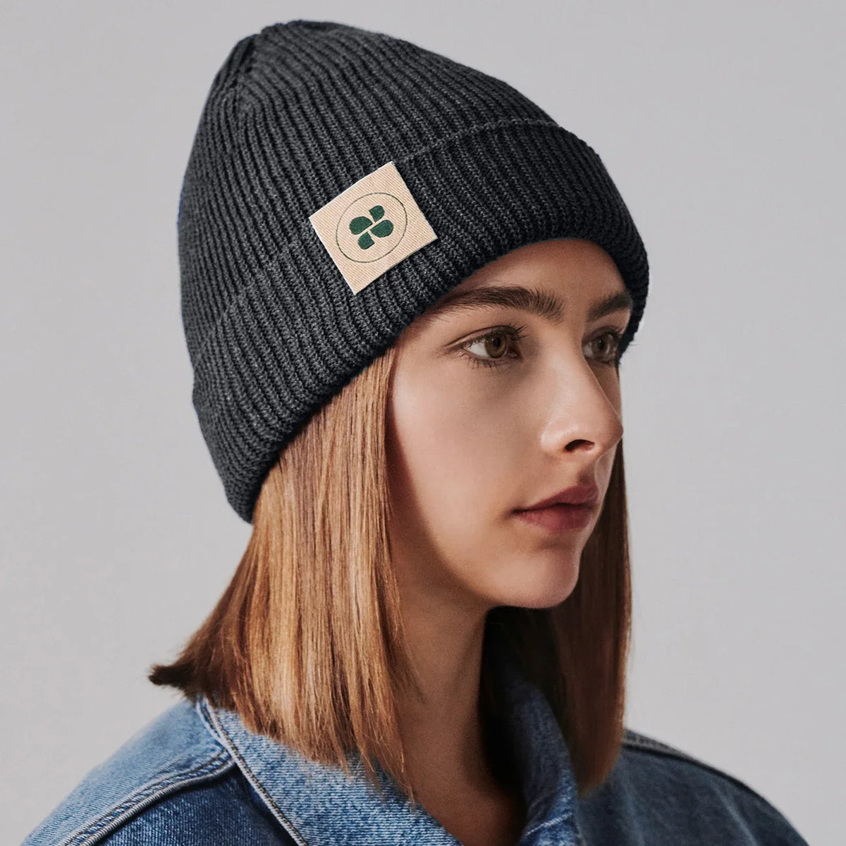 Lumberjack Återvunnen Mössa Grå Unisex Varm Miljövänlig