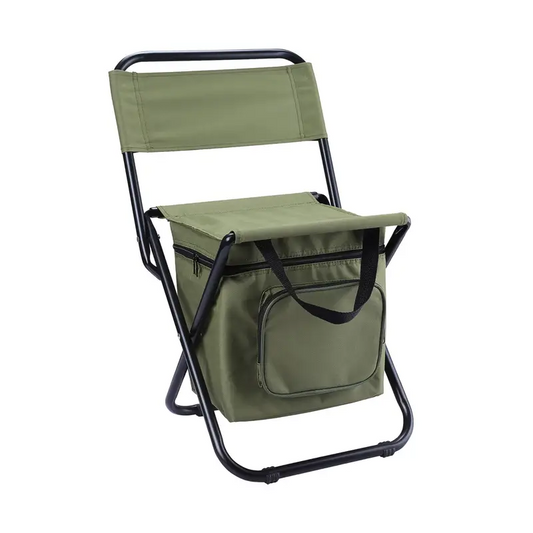Folding Fishing Chair Ultra-Light with Cooler Bag-0