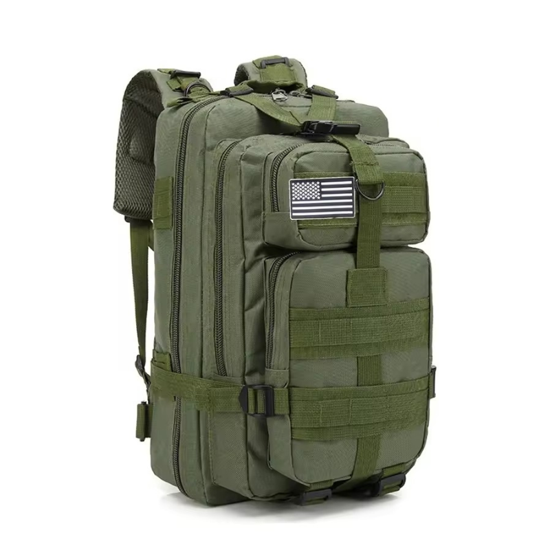 Vandringsryggsäck 25L Vattentät grön outdoor hiking bag