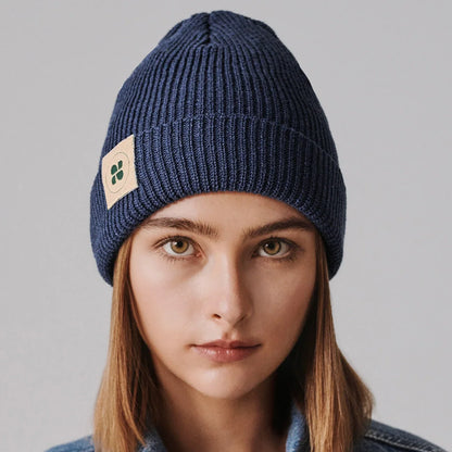 Lumberjack Återvunnen Mössa Marinblå Varm Unisex