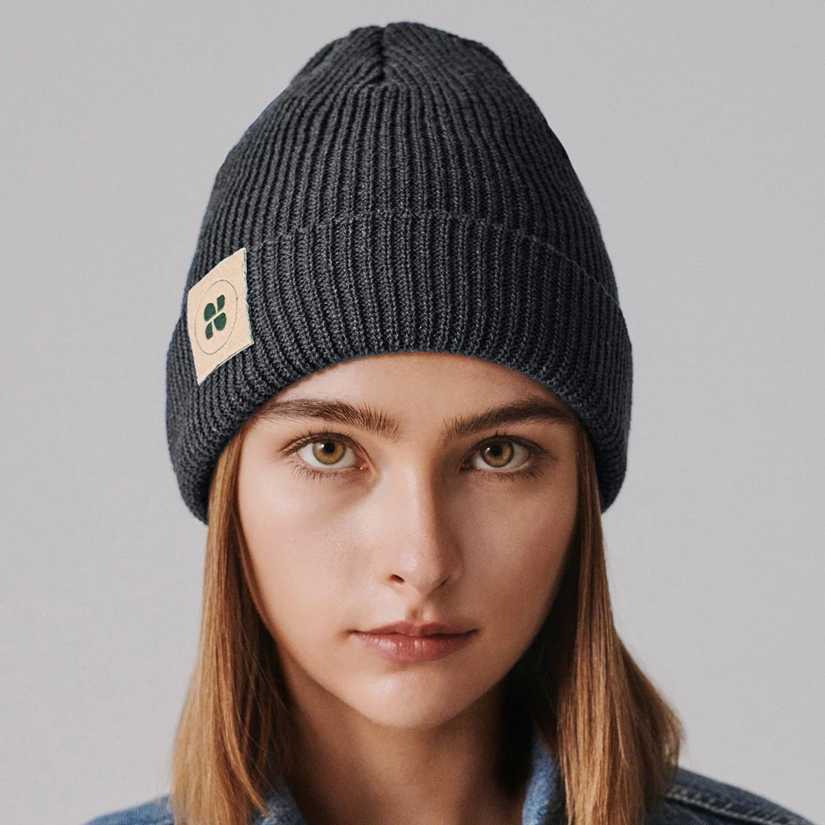 Lumberjack Återvunnen Mössa Grå Unisex Varm Miljövänlig
