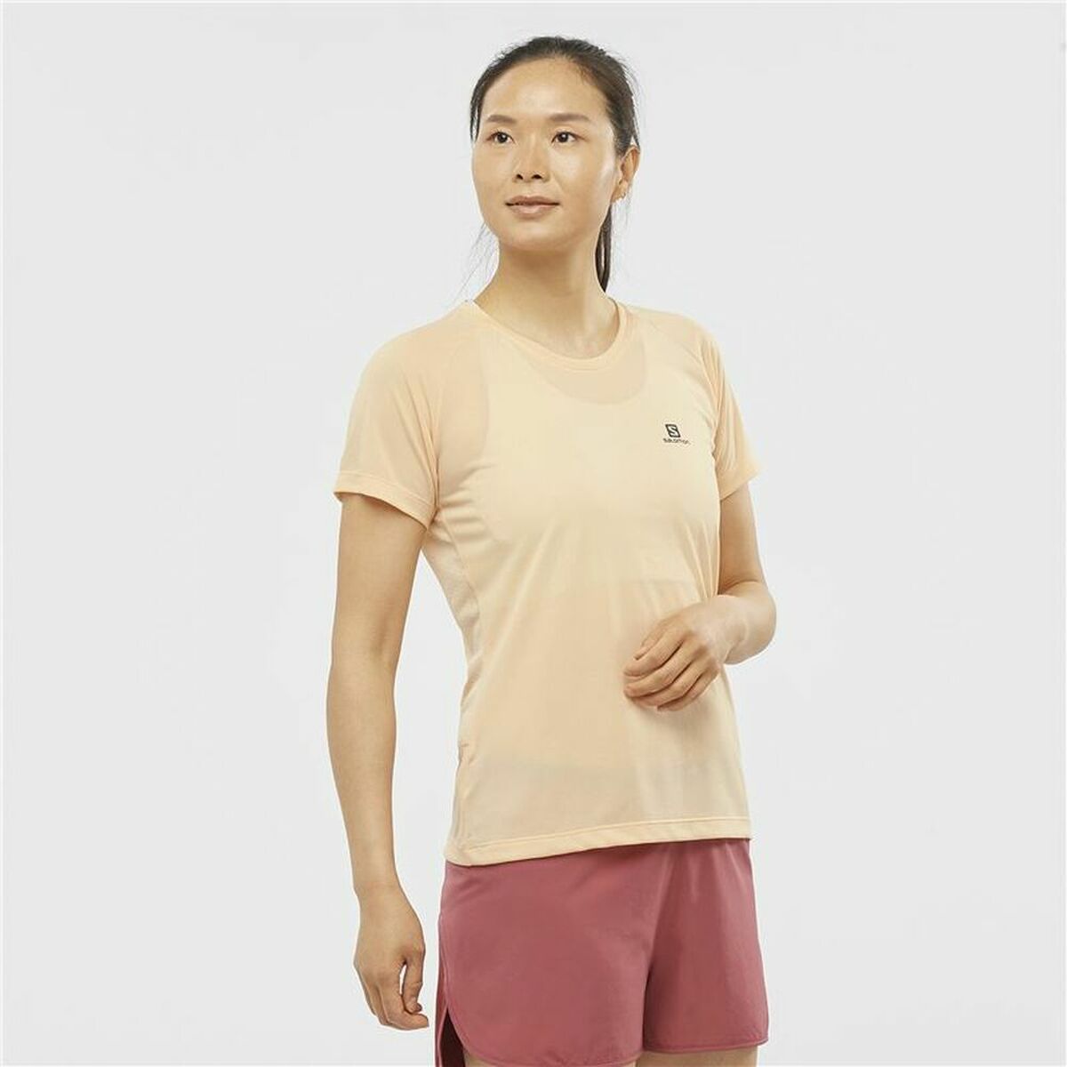 Salomon Cross Rebel Women's Short Sleeve T-Shirt Yellow