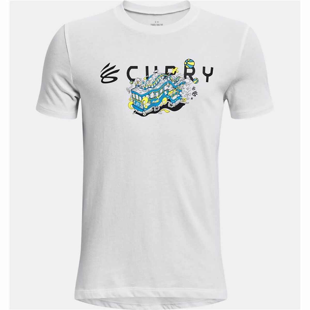 Under Armour Curry Trolly Kids Short Sleeve T-Shirt White