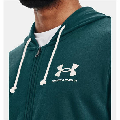 Men's Training Jacket Under Armour Rival Terry Green