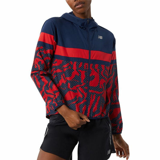 Sports jacket, Women's New Balance Printed Accelerate Blue