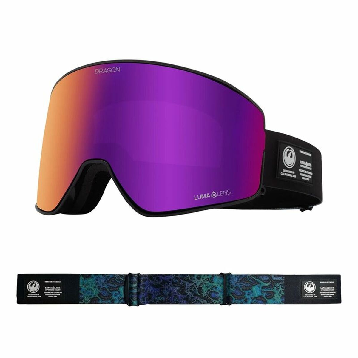 Ski Goggles Snowboard Dragon Alliance Pxv2 Black